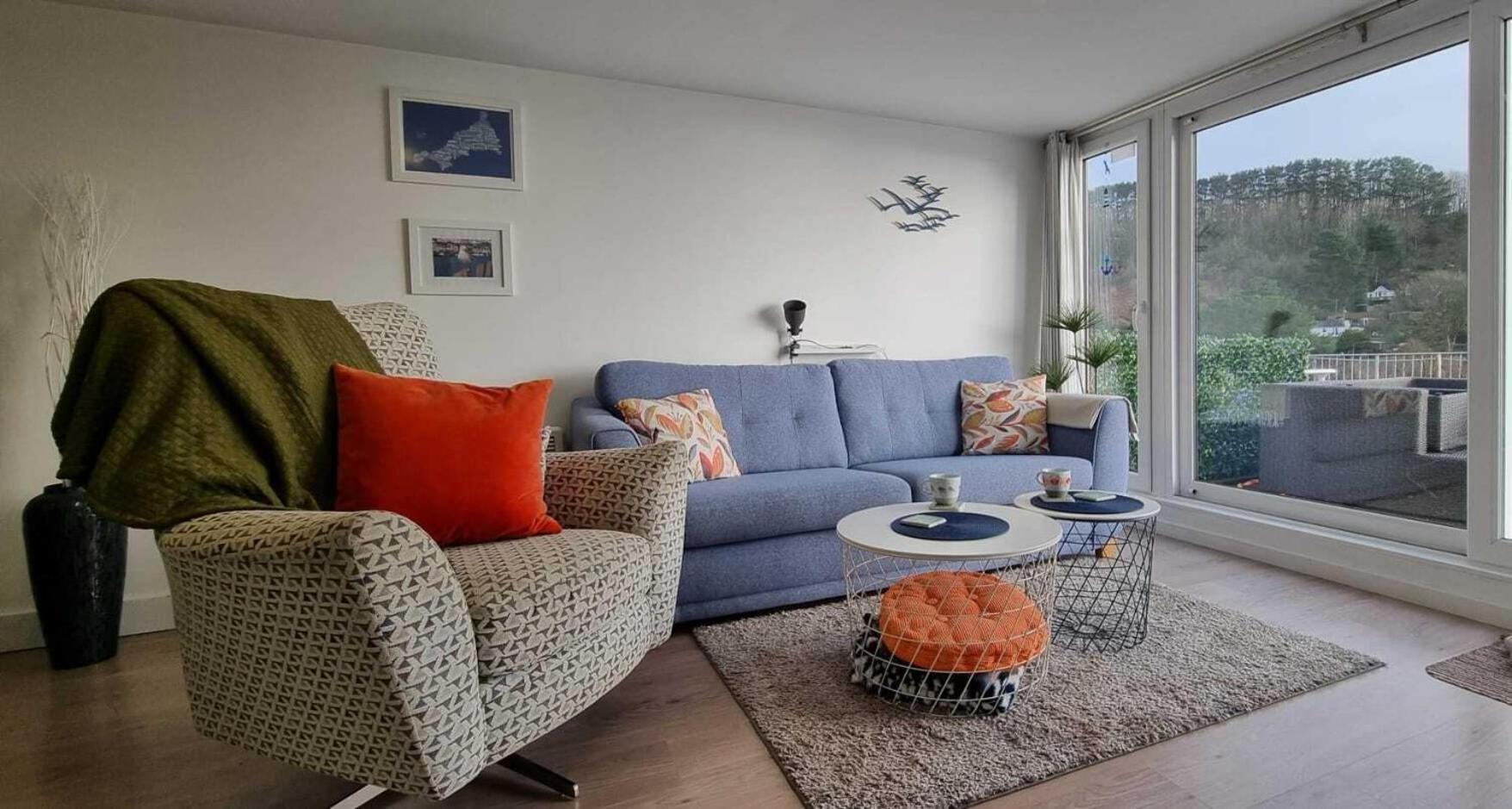 May View - Luxury Sea View Apartment - Millendreath, Looe Exterior foto